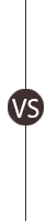 Vertical line with VS badge in center circle